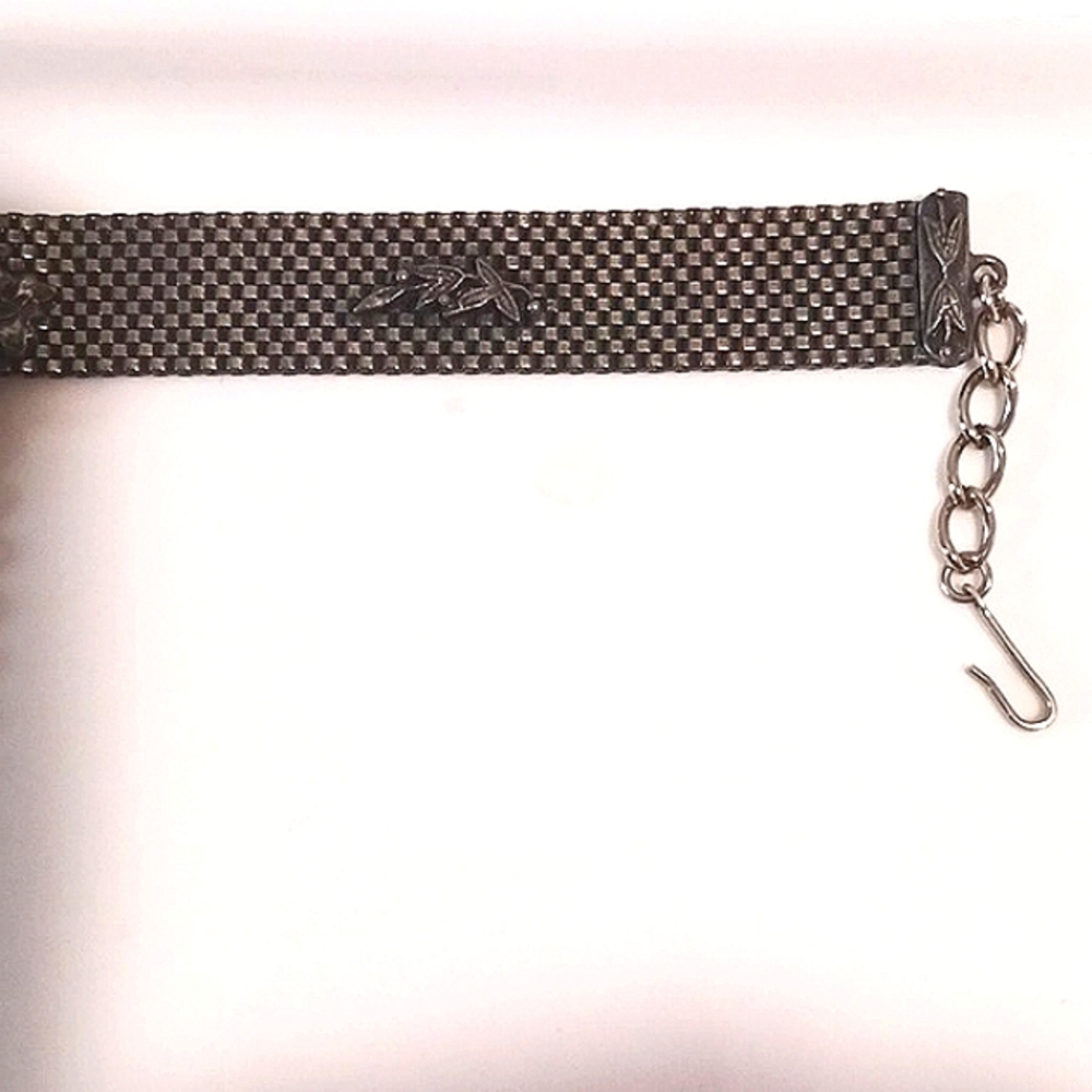 Gorgeous Vintage Mesh Ornate 💜 Choker Necklace ⚜️ - Picture 5 of 10